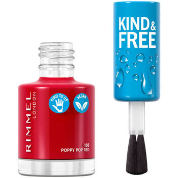 Rimmel London Kind & Free Nail Polish 156-poppy Pop Red 