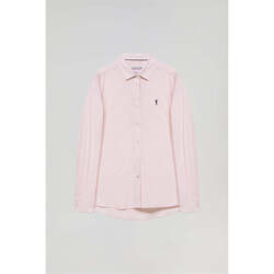 textil Mujer Camisas Polo Club RIGBY GO W SHIRT STRIPES OXFORD Rosa