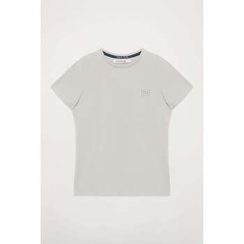 textil Mujer Camisetas manga corta Polo Club BLOCK FRAME W TSHIRT B SS Gris