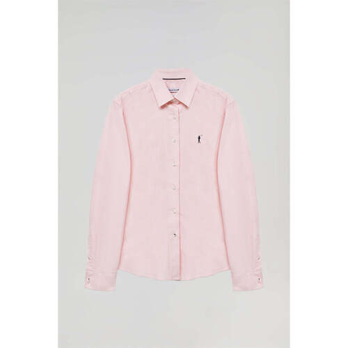 textil Mujer Camisas Polo Club RIGBY GO W SHIRT SLIM OXFORD Rosa