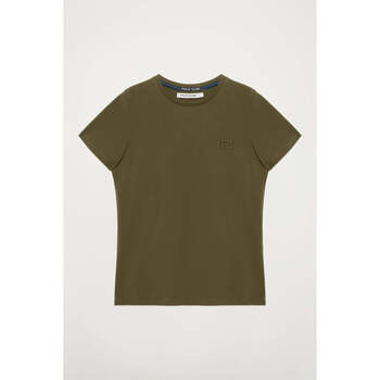 textil Mujer Camisetas manga corta Polo Club BLOCK FRAME W TSHIRT B SS Verde