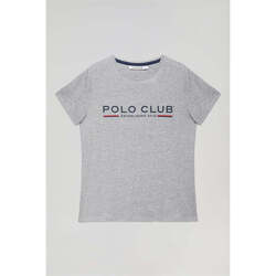 textil Mujer Camisetas manga corta Polo Club NEW ICONIC TITLE W B Gris