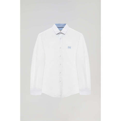 textil Hombre Camisas manga larga Polo Club SULLY FRAME Blanco