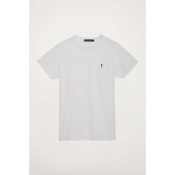 textil Hombre Camisetas manga corta Polo Club Camiseta Blanco 38088 Blanco