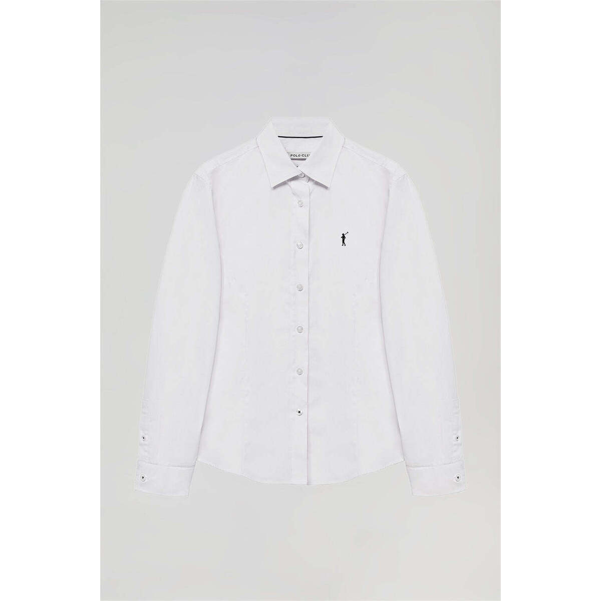 textil Mujer Camisas Polo Club RIGBY GO W SHIRT SLIM POPLIN Blanco
