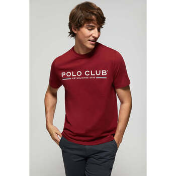 textil Hombre Camisetas manga corta Polo Club NEW ICONIC TITLE B Violeta