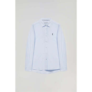textil Mujer Camisas Polo Club RIGBY GO W SHIRT STRIPES OXFORD Azul