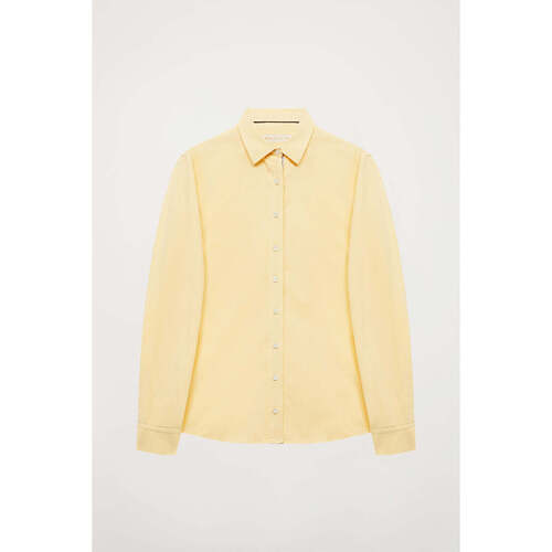 textil Mujer Camisas Polo Club MISS BLOCK WASHED SHIRT Amarillo