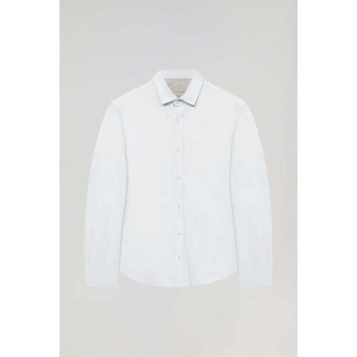 textil Hombre Camisas manga larga Polo Club SERGI FRAME OXFORD Blanco
