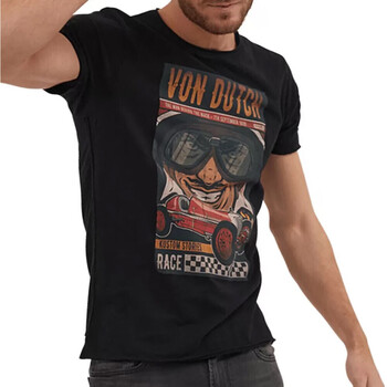 textil Hombre Camisetas manga corta Von Dutch  Negro