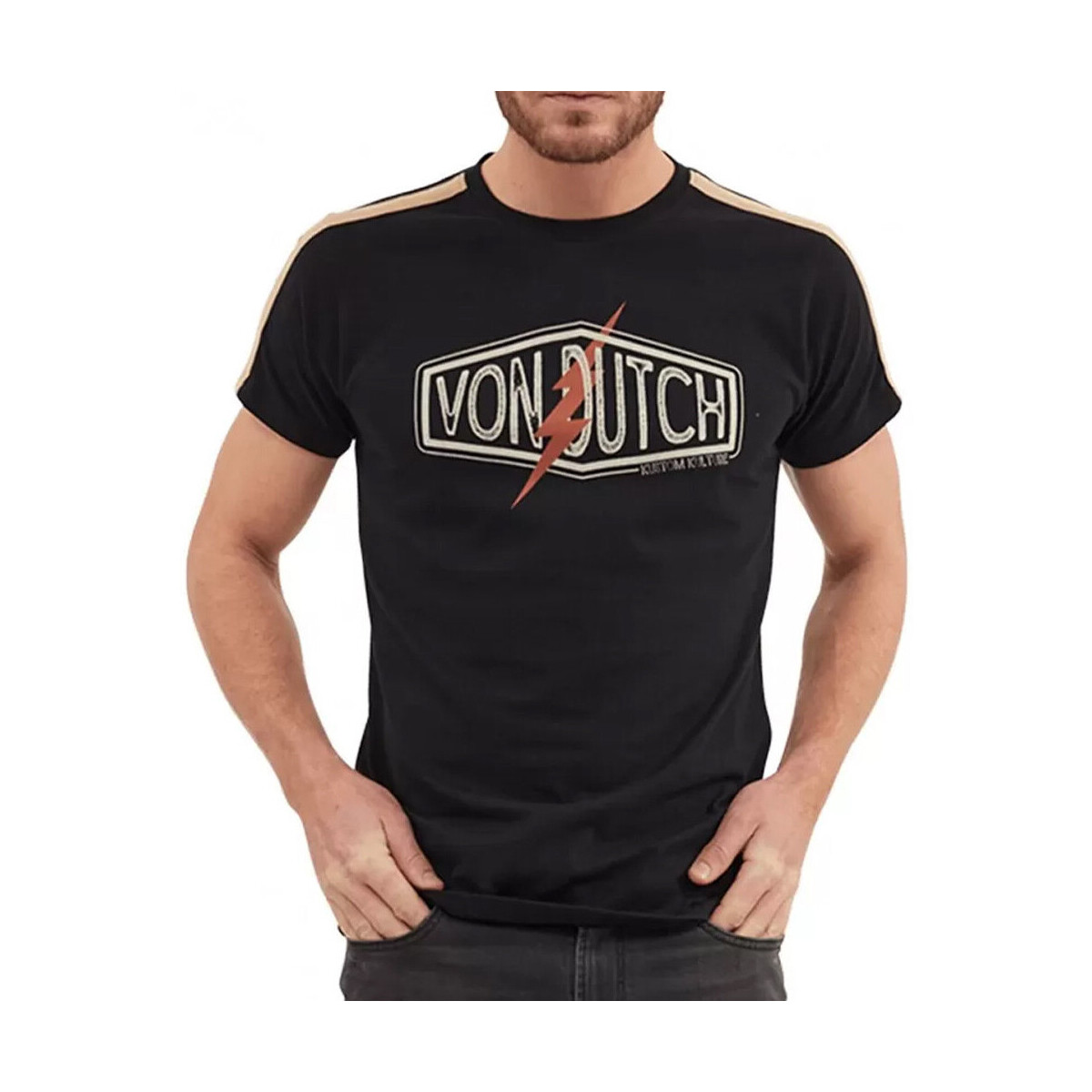 textil Hombre Tops y Camisetas Von Dutch  Negro