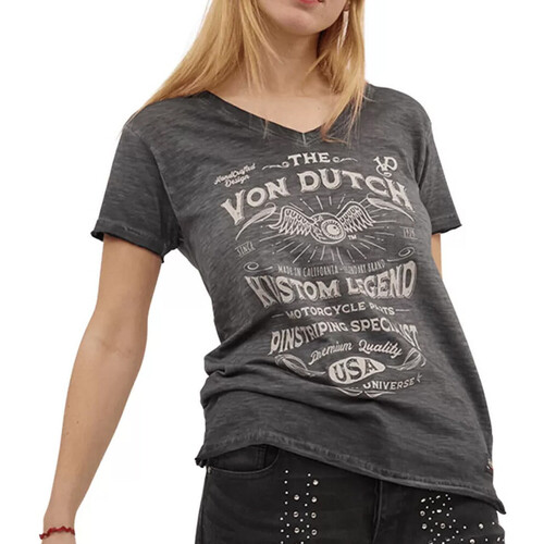 textil Mujer Tops y Camisetas Von Dutch  Gris
