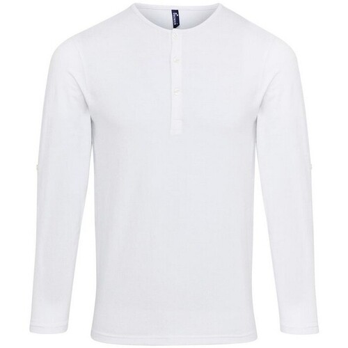textil Hombre Camisetas manga larga Premier PR218 Blanco