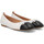 Zapatos Mujer Bailarinas-manoletinas Unisa BELLE Blanco