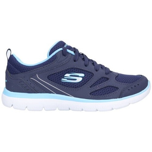 Zapatos Mujer Deportivas Moda Skechers 12982 NVBL Mujer Azul marino Azul