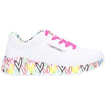 Zapatos Mujer Deportivas Moda Skechers 314976L WMLT Mujer Blanco Blanco