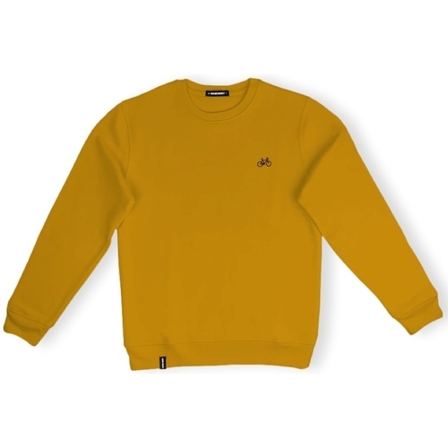 textil Hombre Sudaderas Organic Monkey Sweatshirt Dutch Car - Mustard Amarillo