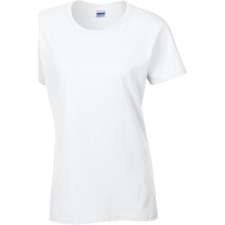 textil Mujer Camisetas manga larga Gildan GD95 Blanco
