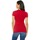 textil Mujer Camisetas manga larga Bella + Canvas The Favourite Rojo