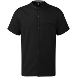 textil Hombre Camisas manga corta Premier Recyclight Negro