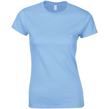 textil Mujer Camisetas manga larga Gildan GD72 Azul