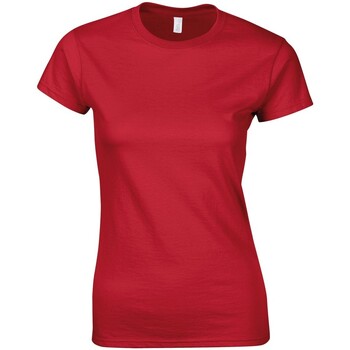 textil Mujer Camisetas manga larga Gildan GD72 Rojo