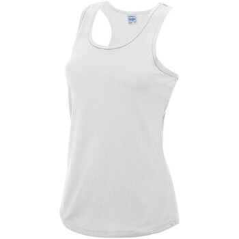 textil Mujer Camisetas sin mangas Awdis Cool JC015 Blanco