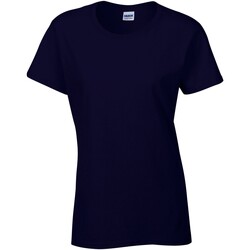textil Mujer Camisetas manga larga Gildan Heavy Cotton Azul