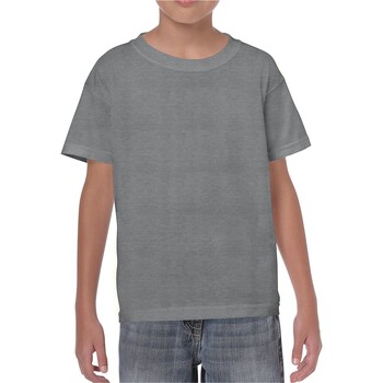 textil Niños Camisetas manga corta Gildan Heavy Cotton Gris