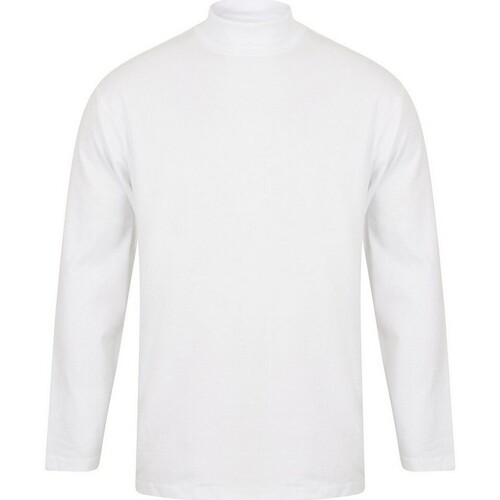 textil Hombre Camisas manga larga Henbury H020 Blanco