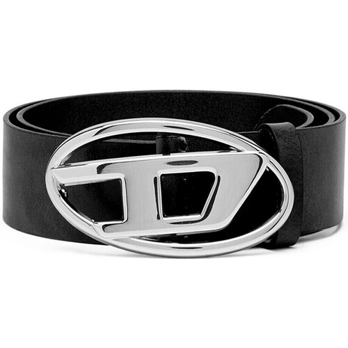 Accesorios textil Mujer Cinturones Diesel - Cinturón con Logo Negro