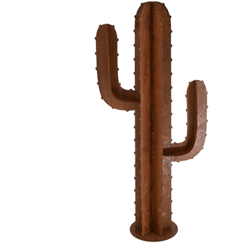 Casa Figuras decorativas Signes Grimalt Figura Cactus Adorno Marrón