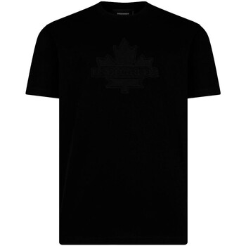 textil Hombre Camisetas manga corta Dsquared - Camiseta Left Skater Negro