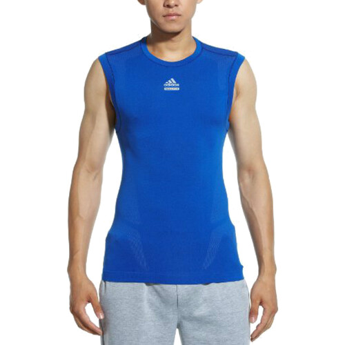 textil Hombre Camisetas sin mangas adidas Originals P92380 Azul