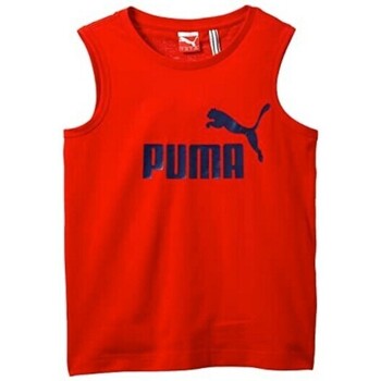 textil Niño Camisetas sin mangas Puma 831921 Rojo