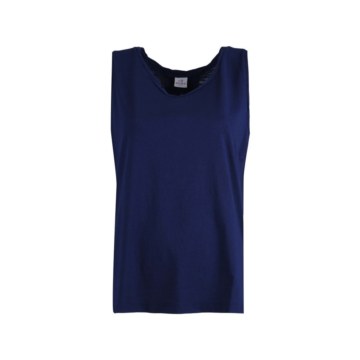 textil Mujer Camisetas sin mangas Deha D73220 Azul