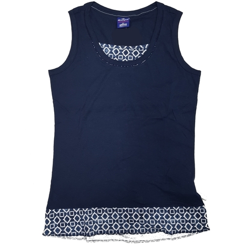 textil Mujer Camisetas sin mangas Champion 109570 Azul