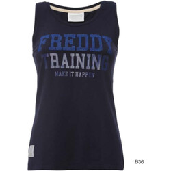 textil Mujer Camisetas sin mangas Freddy S6WTCT7 Azul