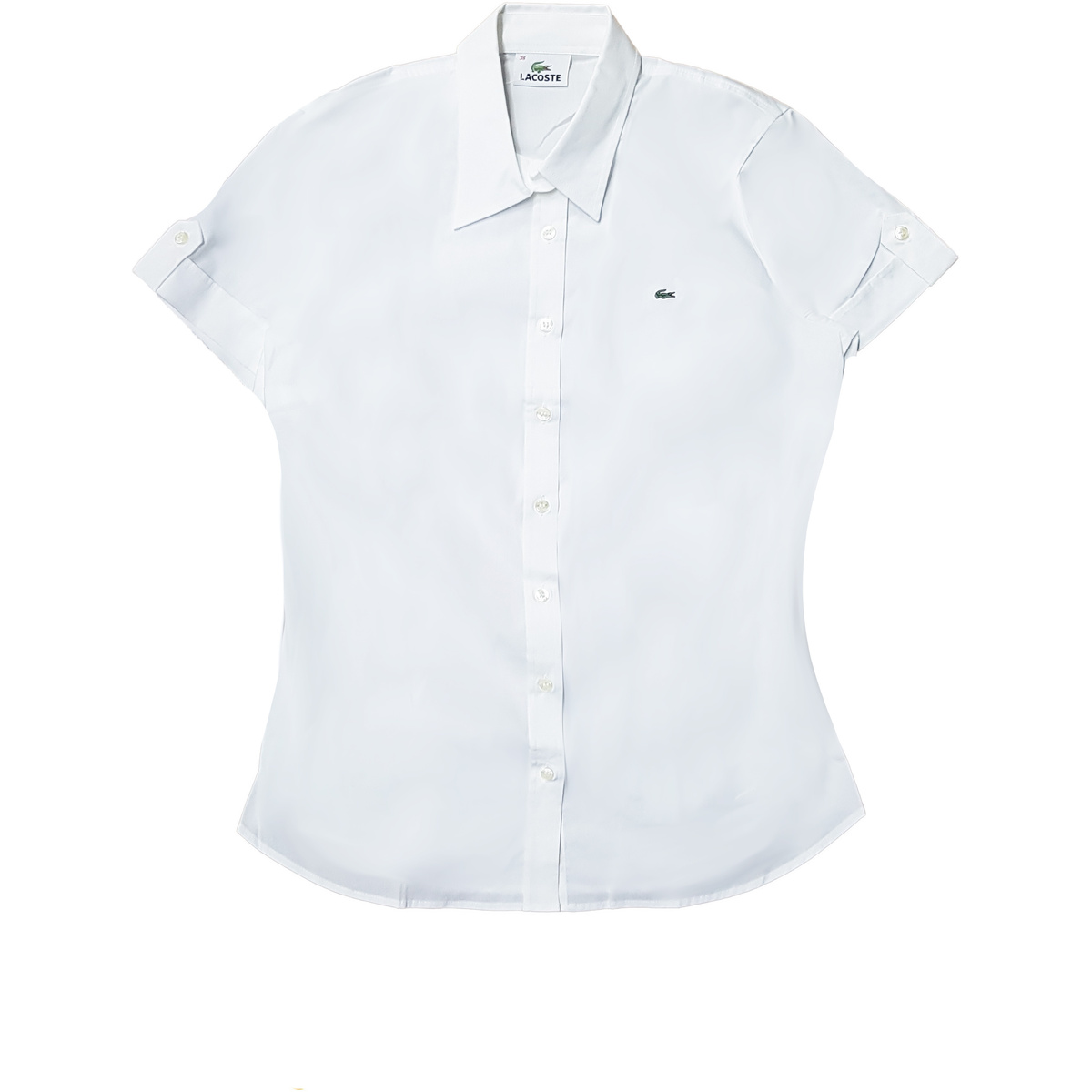 textil Mujer Camisas Lacoste CF8544 Blanco