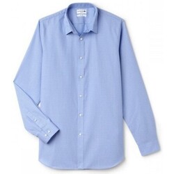 textil Hombre Camisas manga larga Lacoste CH4078 Azul