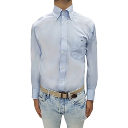textil Hombre Camisas manga larga Lacoste CH3684 Azul