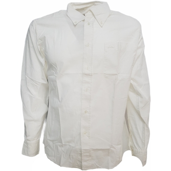 textil Hombre Camisas manga larga Kappa 6448411 Blanco