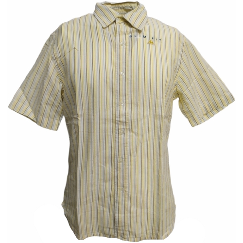textil Hombre Camisas manga larga Kappa 6003HJ0 Amarillo