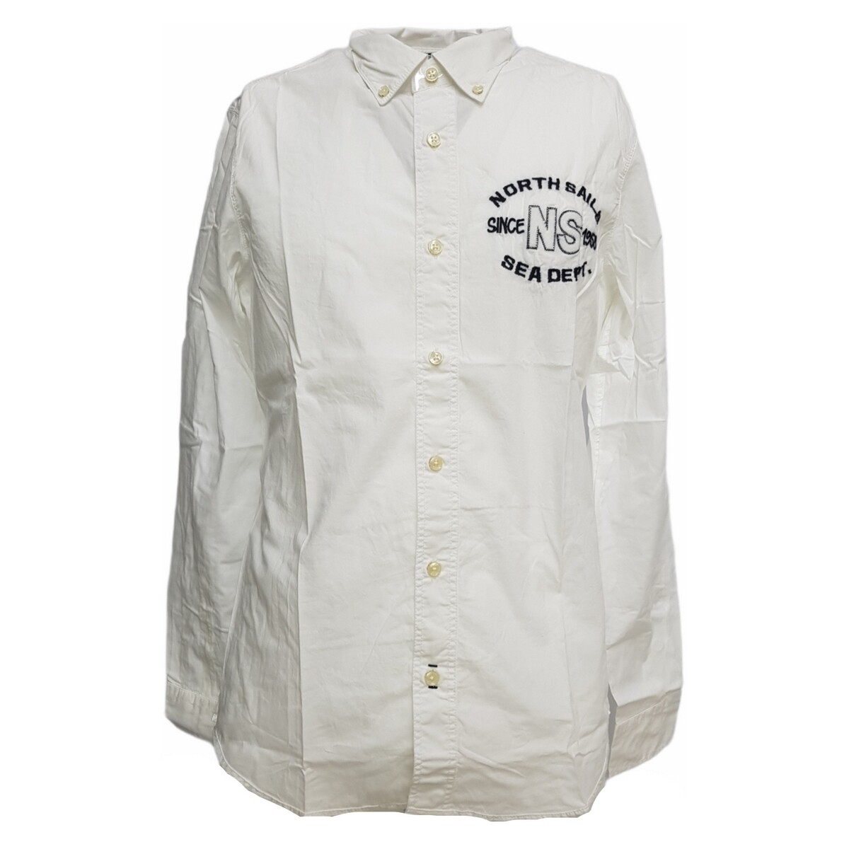 textil Hombre Camisas manga larga North Sails 663006 Blanco