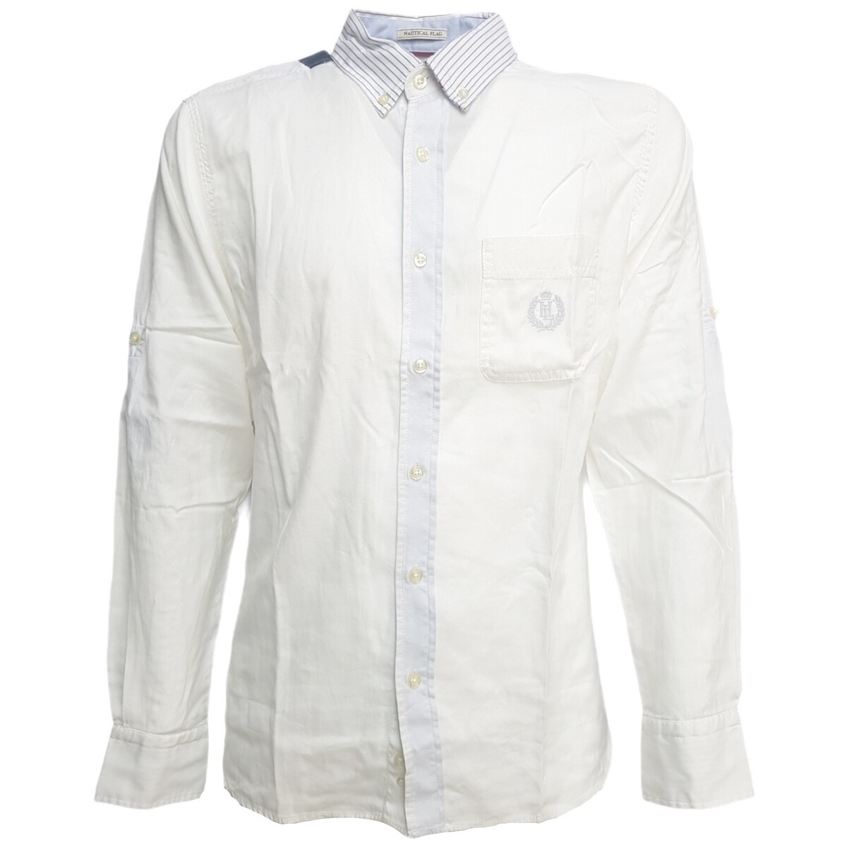 textil Hombre Camisas manga larga Henri Lloyd 367010 Blanco
