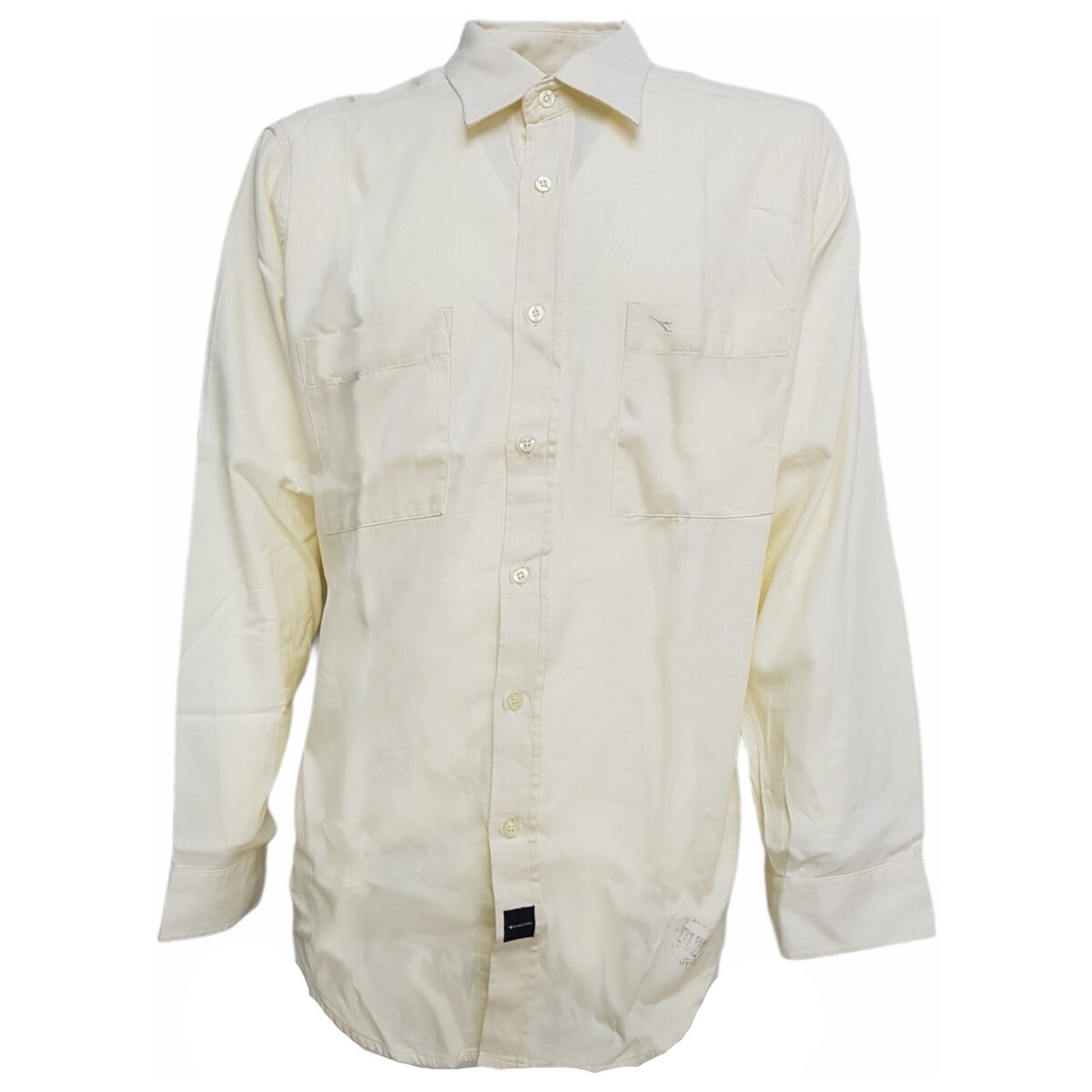 textil Hombre Camisas manga larga Diadora 115040 Blanco