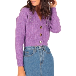 textil Mujer Chaquetas de punto Susymix HL303 Violeta