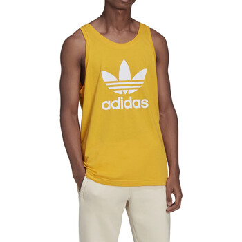 textil Hombre Camisetas sin mangas adidas Originals HE9523 Amarillo