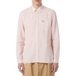 textil Hombre Camisas manga larga Lacoste CH5692 Rosa