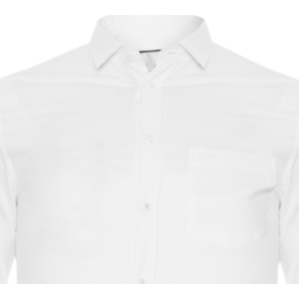 textil Hombre Camisas manga larga Lacoste CH4861 Blanco